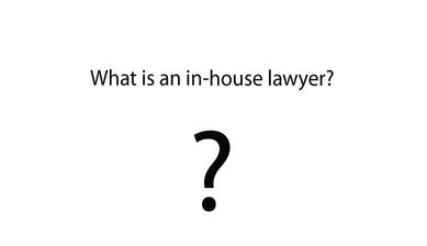 What is an in-house lawyer?
